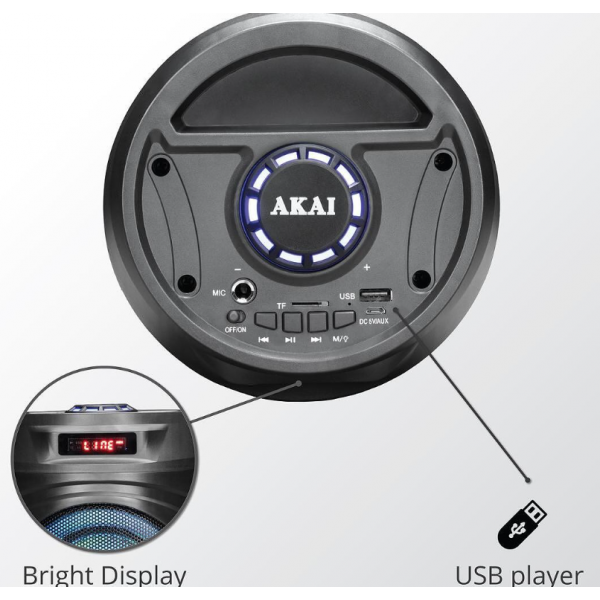 ТОНКОЛОНА AKAI ABTS-530BT