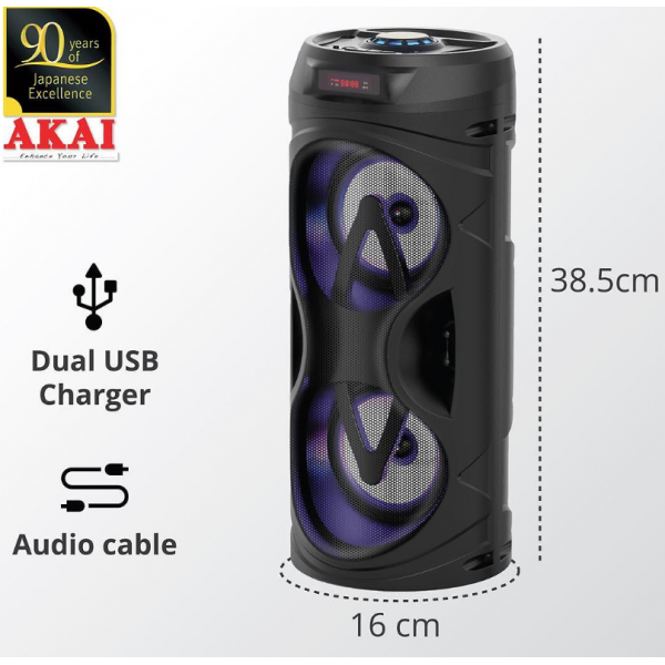 ТОНКОЛОНА AKAI ABTS-530BT