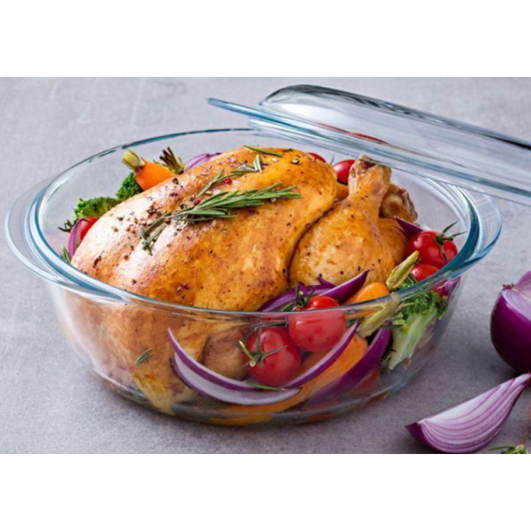 ТЕНДЖЕРА КРЪГ С КАПАК PYREX 5,1�...